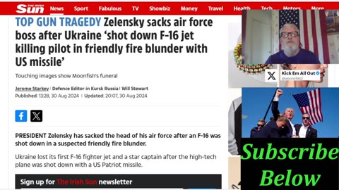 Ukraine Shoots Down Its Own F16 Killing Its Top Pilot or Was It Really Russia?