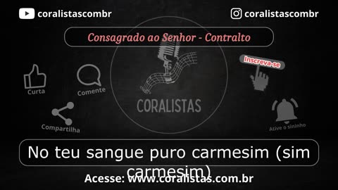 Como cantar Consagrado ao Senhor - 492 da Harpa Cristã - Contralto - 2ª Voz