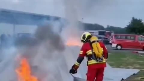 Pătura de incendiu pentru mașini cu motor pe benzină și diesel