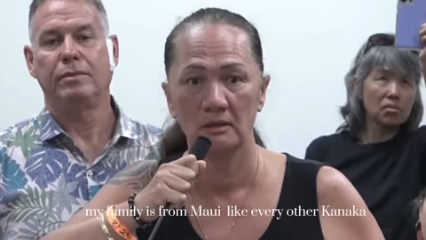 Maui - Woman Speaks Truth On The Governments Response To Maui Fires