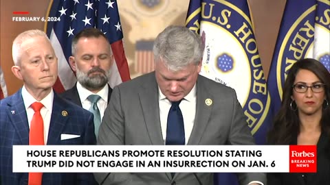 House Republicans Unveil Resolution To Declare Trump Did Not Engage In Insurrection