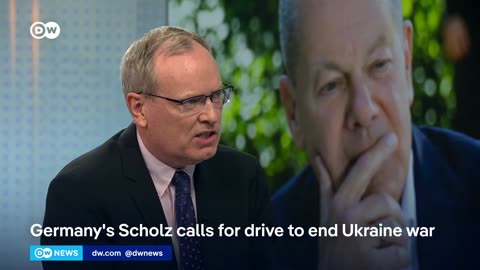 German Chancellor Scholz calls for renewed efforts to end the war in Ukraine | DW News