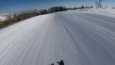 4/15 #11st run of the last day of skiing for me this year.