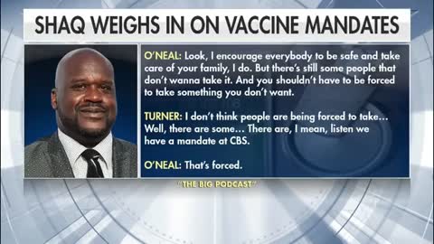 Shaq Oneil blasts Joe Biden on CBS News Live over Vaccine Mandates