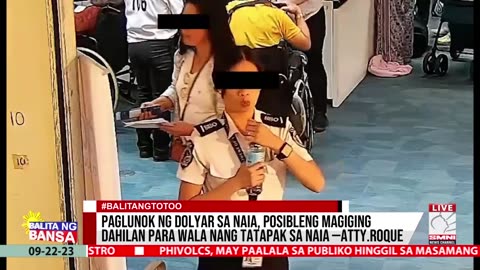 Paglunok ng dolyar sa NAIA, posibleng magiging dahilan para wala nang tatapak sa NAIA- Atty.Roque