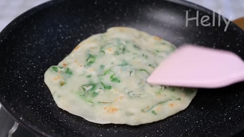 Ready In 3 Minutes! No Yeast No Kneading. Soft Garlic Chapati Make With Liquid Dough