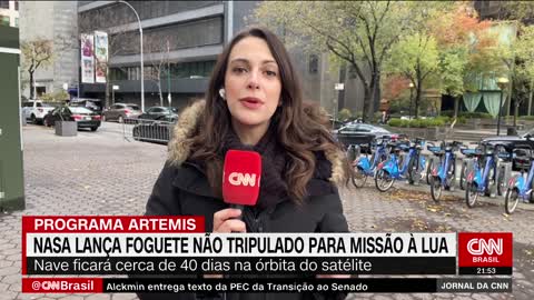 Nasa lança foguete não tripulado para missão à Lua | JORNAL DA CNN