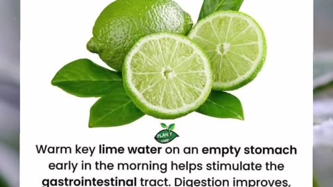 Experience the Refreshing Benefits of Lime Water!!