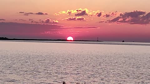 Sunset at Dauphin Island AL