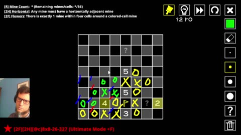 14 Minesweeper Variants 2 Episode 36 - Horizontal Flowers and Connected Flowers