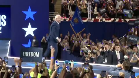 WOAH: Governor Walz Decides To Dance Onto The Stage During DNC