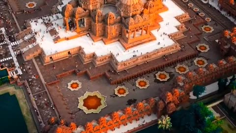 4K Ayodhya ke Ram Mandir wallpaper 4k Video indianvrv #rammandirayodhya #rammandirwallpaper