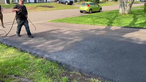 Professional Asphalt Spray Sealing: “ Another Cranky Neighbour One” Top Coats Pavement Maintenance