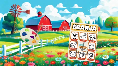 Canta y Pinta con los Animales de la Granja – ¡Diversión Educativa para Niños! A