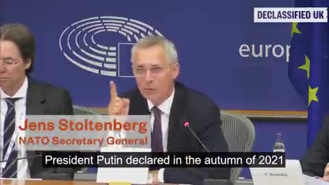 NATO Secretary General Jens Stoltenberg, confirms that Russia invaded Ukraine to prevent NATO