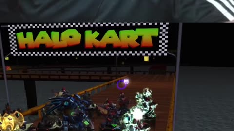 Goku in Mario Kart - #shorts #gaming #cursedhalo #halo #goku #halokart #mariokart