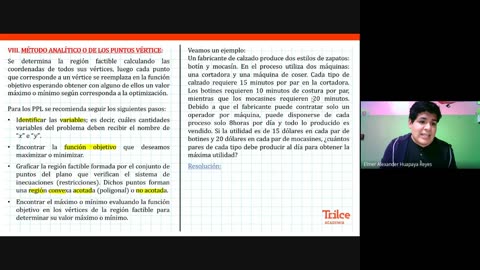 TRILCE SEMESTRAL 2021 | SEMANA 20 | ÁLGEBRA: PROGRAMACIÓN LINEAL