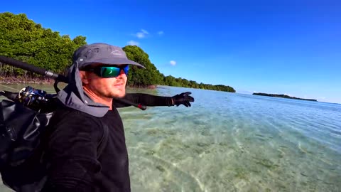 Spearfishing Alone in Mysterious Lagoon