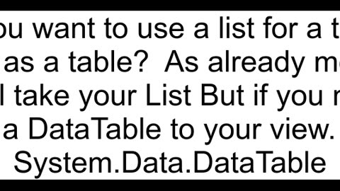 How to use list data in cshtml file without using Model