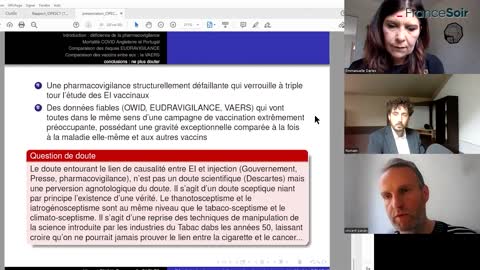 "L’OPESCT est au courant des effets indésirables des vaccins contre le Covid" E. Darles et V. Pavan