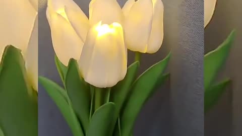 LED Tulip Night Light Simulation Flower