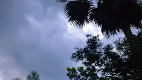 মেঘময় আকাশ || Cloud Sky in village view