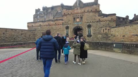 Edinburgh Castle became a royal fortress in the 6th century.