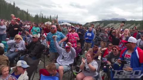 There is a 4th of July festival in Glacier View, Alaska