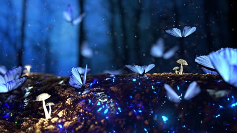 "Enchanting Nighttime Elegance: The Beauty of Butterflies" #nature #youtube #youtubeshorts