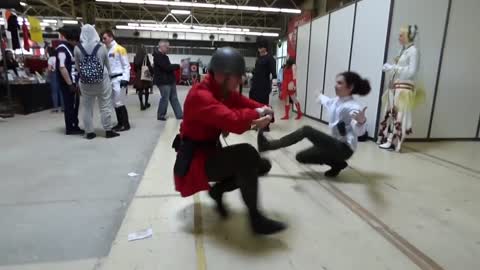 Kazotsky Kick In Real Life - TF2 Cosplay - Kamo Con 2019