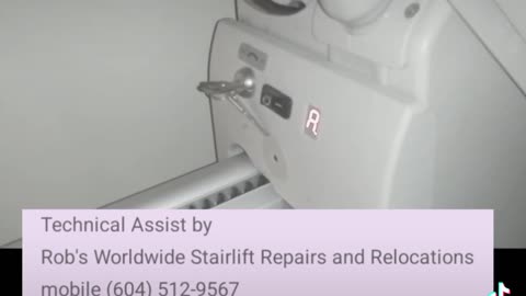 Stalled Acorn stairlift with C6 display now working C1 A2 after multiple faults fixed