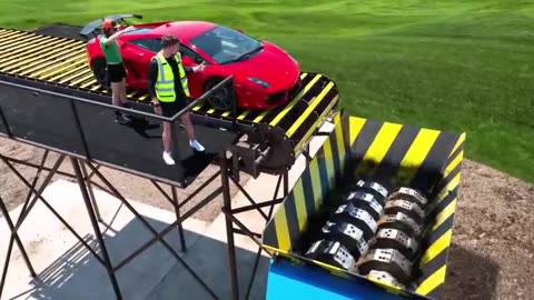 Lamborghini Vs World's Largest Shredder