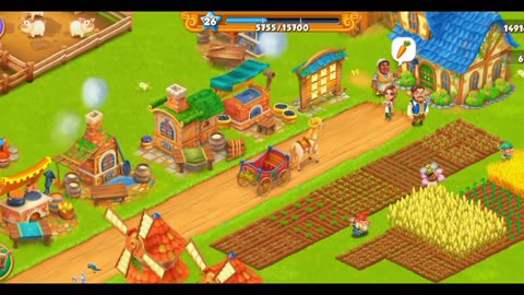 Village and farm Game Play