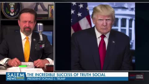 President Trump discusses Truth Social and says he will not go back to Twitter.