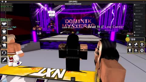 A Dirty Dom Yeet In WWE 2k23 Roblox.