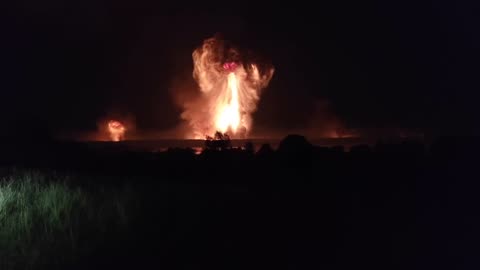 Insane Detonation of a Russian Munitions Warehouse