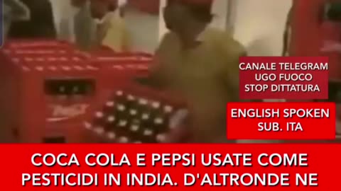 🔴💣PESTICIDI NELLA COCA COLA.