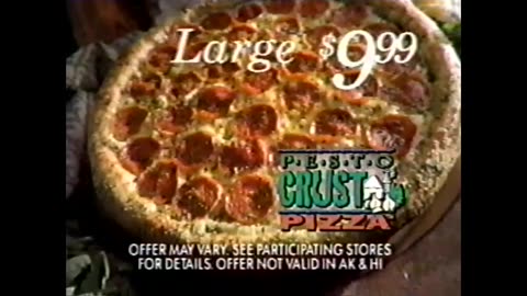 June 13, 1997 - New Pesto Crust Pizza at Domino's