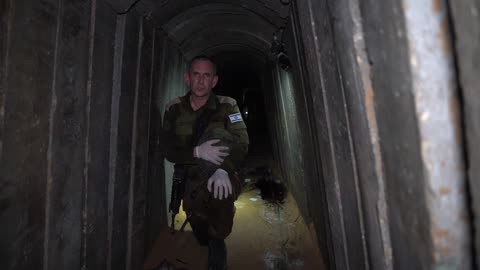 IDF: Attached is the footage of the tunnel where the six hostages Carmel Gat,