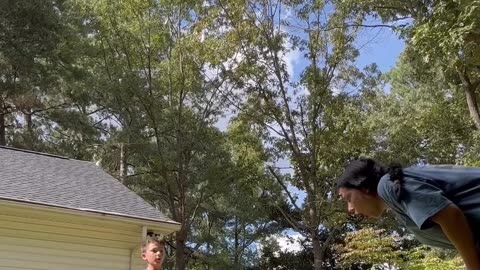 Son Hits Mom With a Line Drive