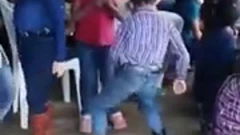 Little cowboy dance is crazy and awesome!