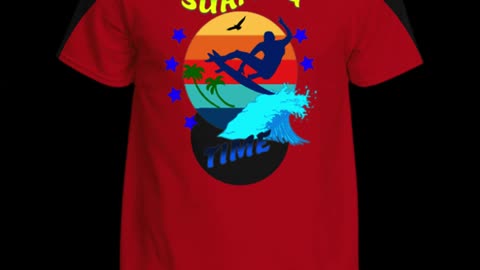 Surfing Time T-Shirt Logo Design