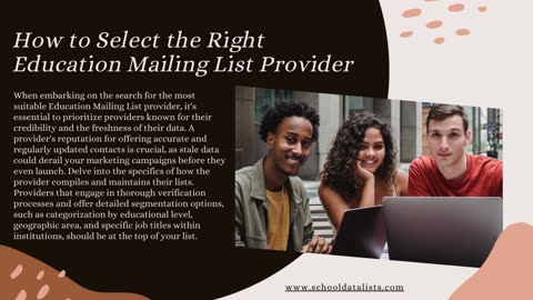 Education Mailing List An Essential Tool for Effective Marketing