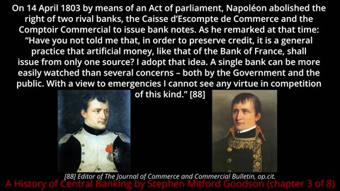 NAPOLEON AND THE BANQUE DE FRANCE