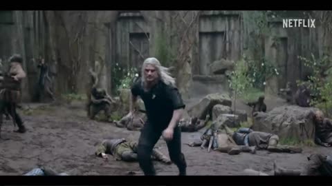 The witcher | Geralt epic fight scene |