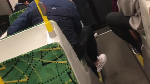 Navy Veteran Confronts Disrespectful Youth on Tram