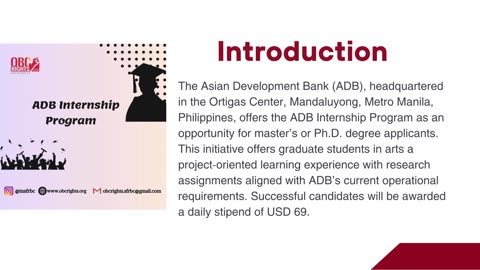 ADB Internship Program