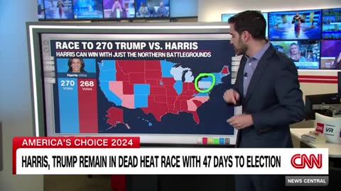 ‘On a razor’s edge’: Reporter reacts to new Trump-Harris polling that reveals tight race