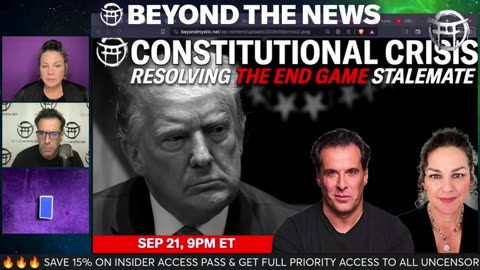 CONSTITUTIONAL CRISIS RESOLVING THE END GAME STALEMATE with JANINE & JEAN-CLAUDE - SEPT 21