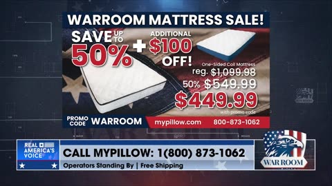 MyPillow Website Features Labor Day Special EXCLUSIVELY For The WarRoom, Up To 50% Off